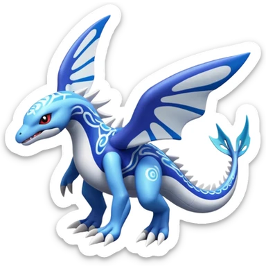 Dialga-Kyogre-Dragonair-Latios-Pokémon-Fakémon-creature sticker