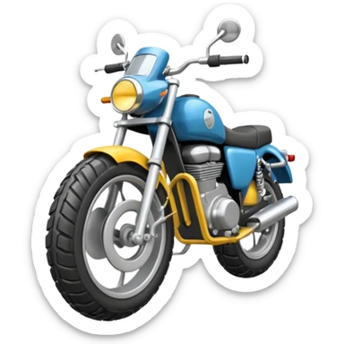 Moto crosse  roue arrière  sticker
