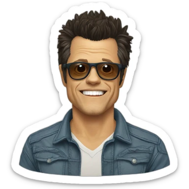 johnny knoxville sticker