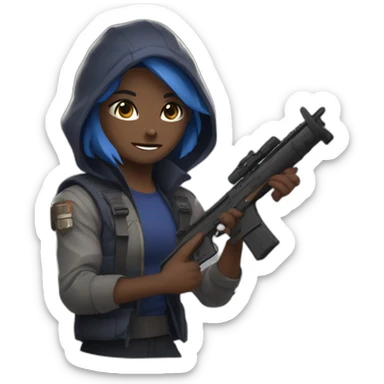 omen dans le jeu video valorant sticker