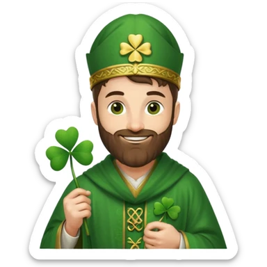 saint patrick sticker