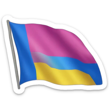 Drapeau pansexuelle sticker