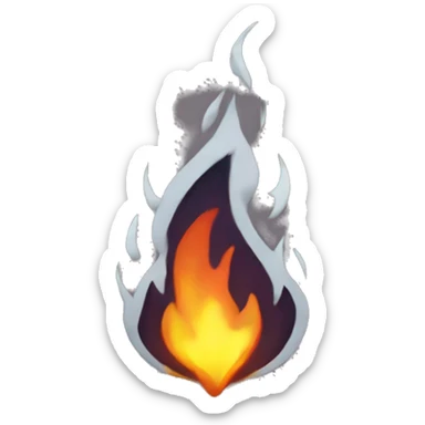 Fire sticker