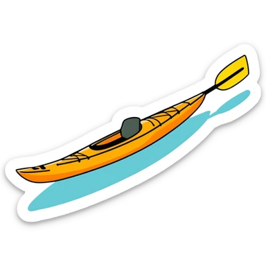Kayak fishing  sticker