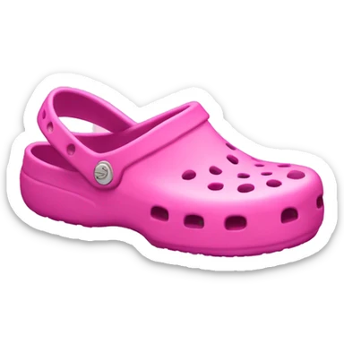 pink crocs shoes sticker