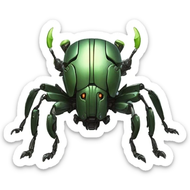 Beetle mecha sticker