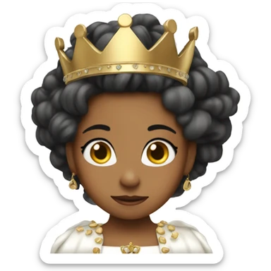 Queen never cry baby sticker