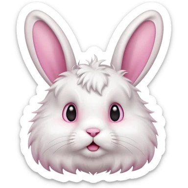 Bunny hungry sticker