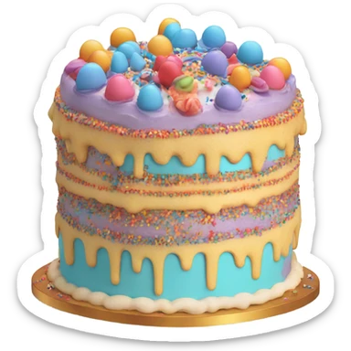 Cake sticker