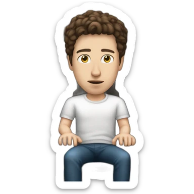 sam altman on iron throne sticker