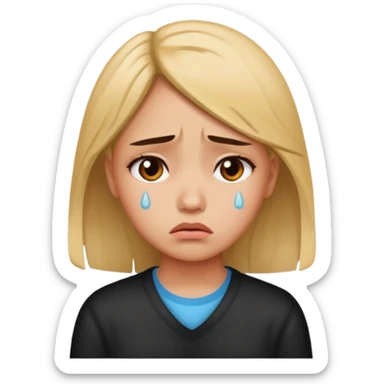 Girl cheating sticker