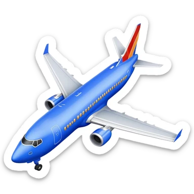 southwest airplane sticker