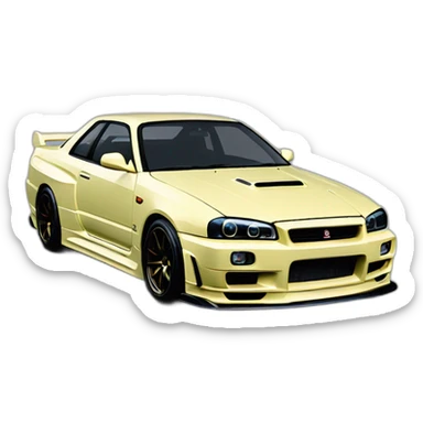 naissance gtr r34 skyline sticker