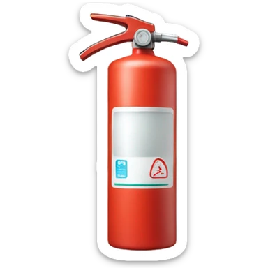 fire extinguisher sticker