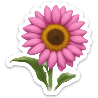 Girasol rosa sticker