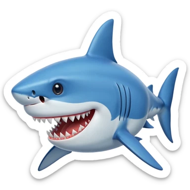 SHARK HAPPY FACE POV sticker
