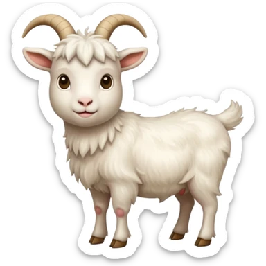 Stupid goat sticker