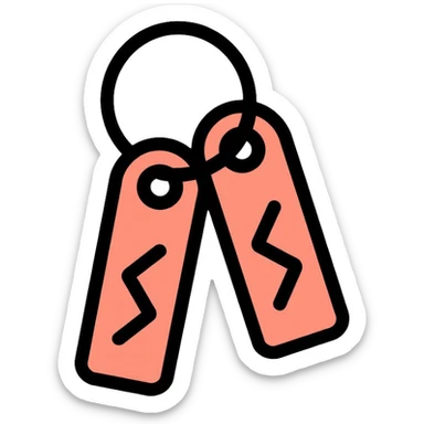 hotel room key with tag sticker