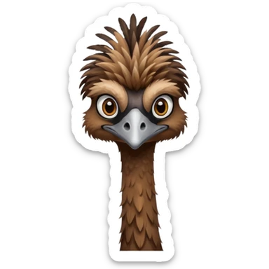 Emu sticker