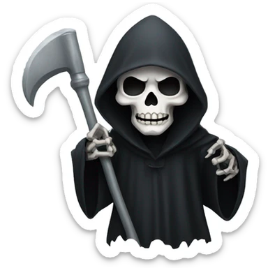 Grim reaper sticker