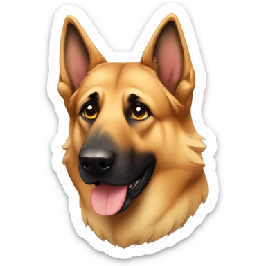 german shepard sticker
