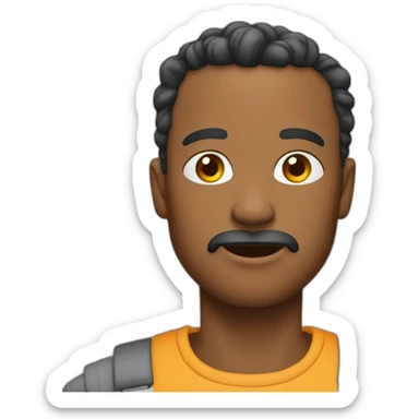 Homme-mince-et-faible sticker