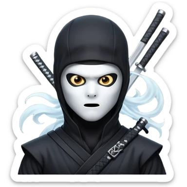 👻 + 🥷🏻 sticker