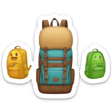 Rucksack für den Kindergarten  sticker