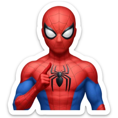 Spider man sticker