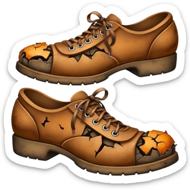 rotten shoes sticker