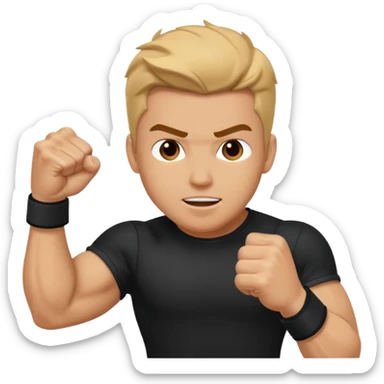 Mark from "G-force" doing fist pump. sticker