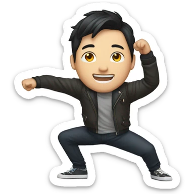 Jason Wang dancing sticker