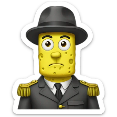 Lenin Sponge Bob sticker
