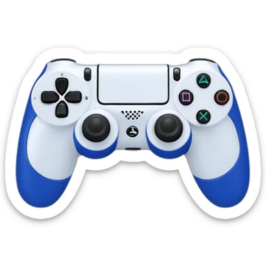 Ps4-controler-blue sticker