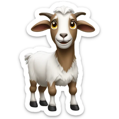 Soccer goat sticker