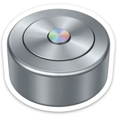 volume knob straight on sticker