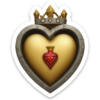 obscure medieval hogwarts sacred heart sticker