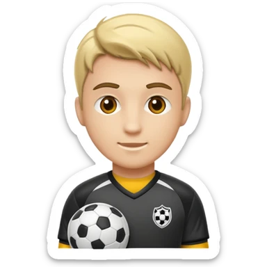 soccer player sticker