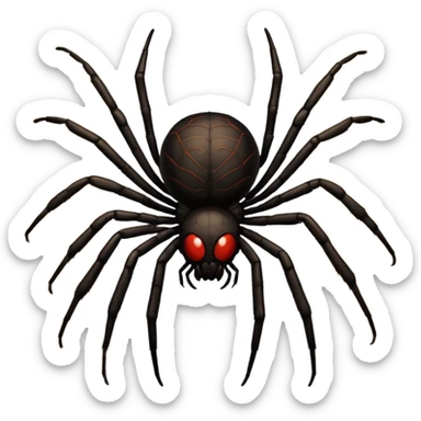 spider on apartment sticker