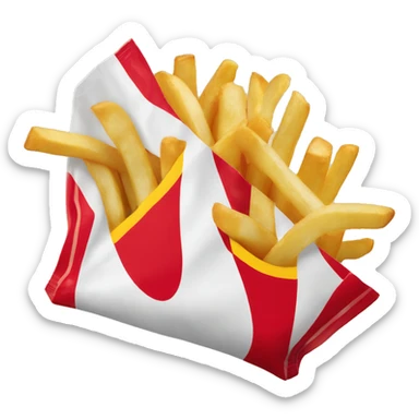 McDonald’s French fry sticker