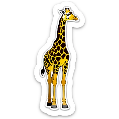 giraffe sticker