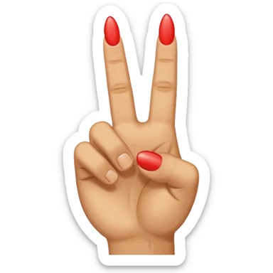 Smiling middle finger sticker