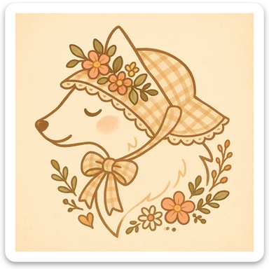 Give the Overwolf logo a cute cottagecore makeover sticker