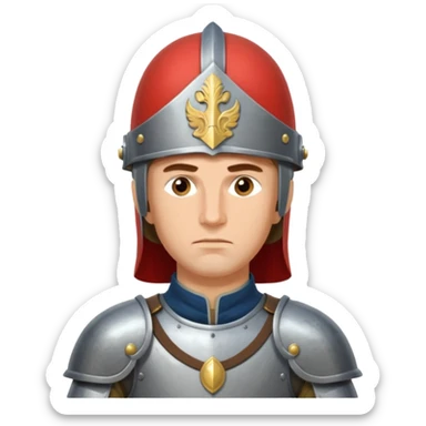 Russian prince Alexander Nevsky sticker