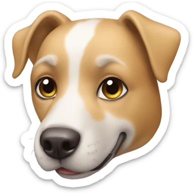 dog hobby-horser sticker