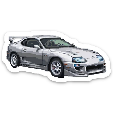 Toyota Supra MK4 car sticker