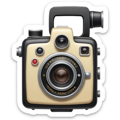 aestetic camera cottage core sticker