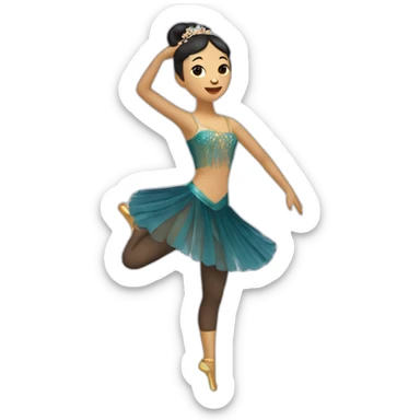 Danseuse coréenne  sticker