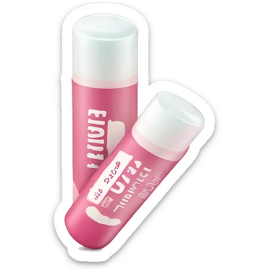 lip balm with label sticker