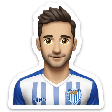 Lucas Pérez con la camiseta del Depor sticker